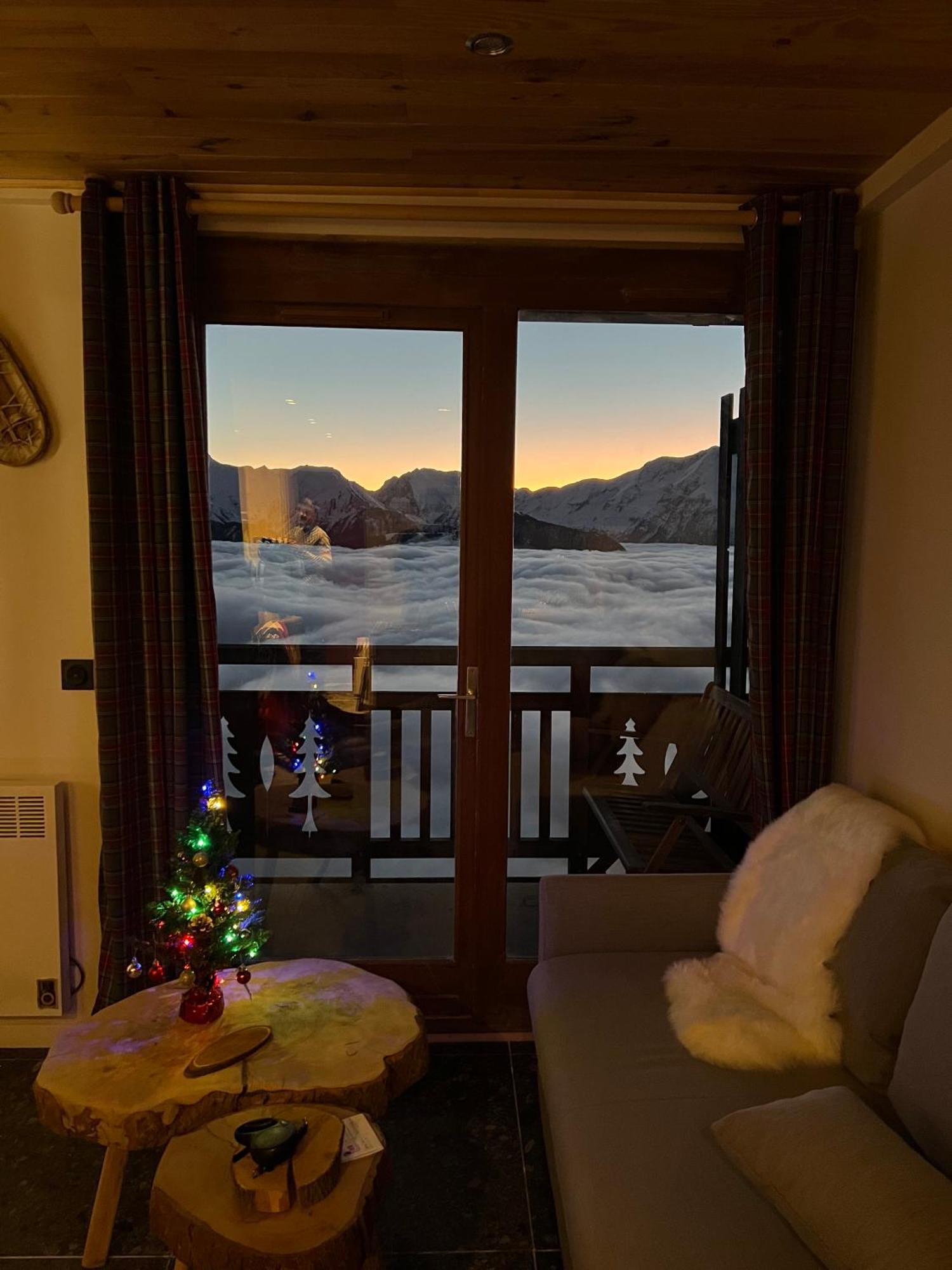 Stunning Apartment With Breathtaking View! Huez Exterior foto